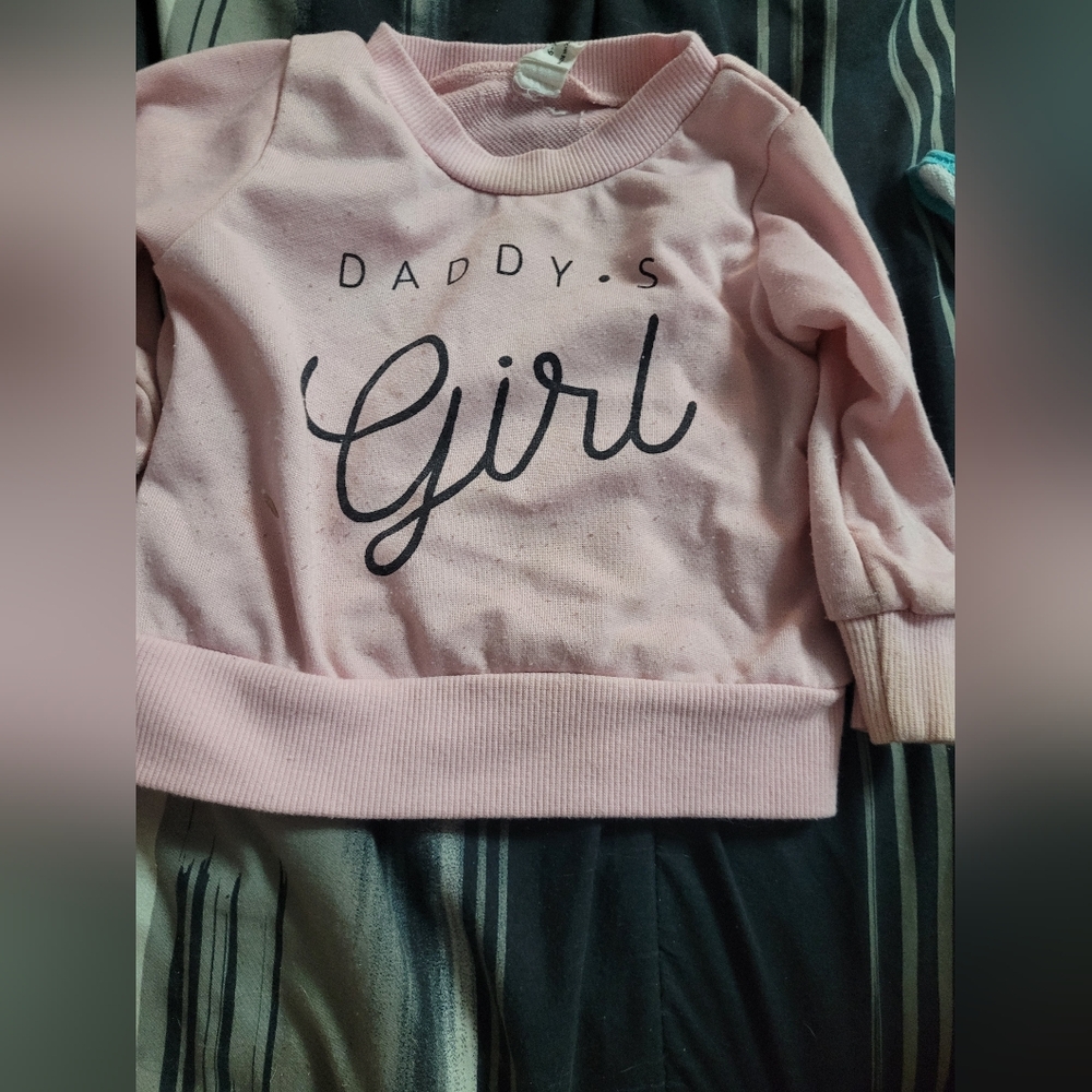 Babys 6-9m sweater pink